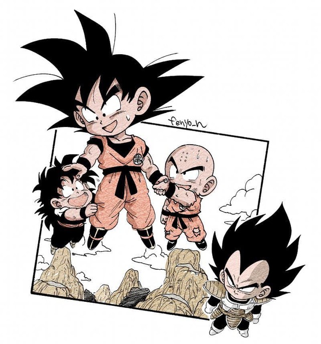 Trở về tuổi thơ với loạt fanart Dragon Ball theo phong cách chibi cực chất - Ảnh 5. Trở về tuổi thơ với loạt fanart Dragon Ball theo phong cách chibi cực chất - Ảnh 5.
