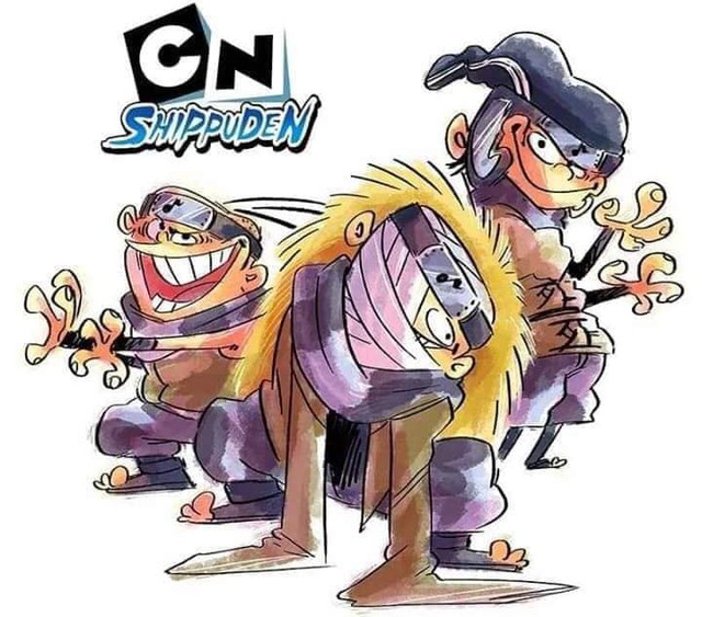Giật mình khi thấy Naruto và đồng bọn hóa thân thành các nhân vật quen thuộc của Cartoon Network - Ảnh 7.