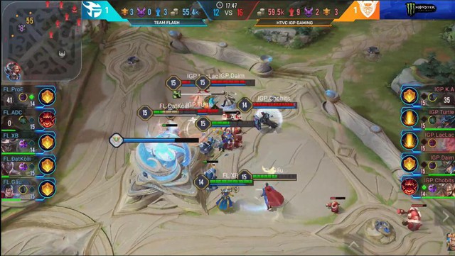 Liên Quân Mobile: Cấm thẳng dàn tướng tủ của ADC, IGP Gaming khuất phục Team Flash và giành ngôi đầu - Ảnh 4. Liên Quân Mobile: Cấm thẳng dàn tướng tủ của ADC, IGP Gaming khuất phục Team Flash và giành ngôi đầu - Ảnh 4.
