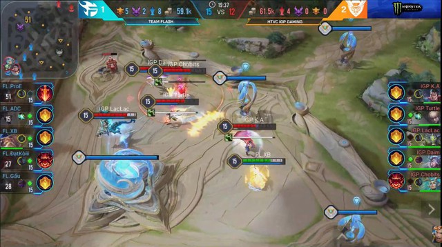 Liên Quân Mobile: Cấm thẳng dàn tướng tủ của ADC, IGP Gaming khuất phục Team Flash và giành ngôi đầu - Ảnh 5. Liên Quân Mobile: Cấm thẳng dàn tướng tủ của ADC, IGP Gaming khuất phục Team Flash và giành ngôi đầu - Ảnh 5.