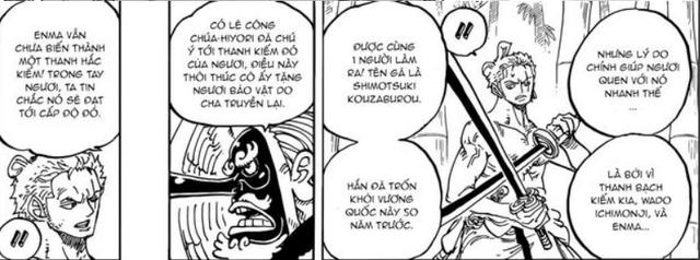 One Piece 955: Luffy luyện thành haki, Zoro quyết tâm thuần phục Enma và biến nó thành Hắc kiếm - Ảnh 6.