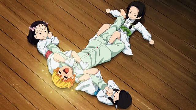 Anime Kimetsu no Yaiba tập 24: Viêm Trụ nhận nhiệm vụ mới, bộ ba nhân vật chính liên tục “tấu hài” - Ảnh 5.