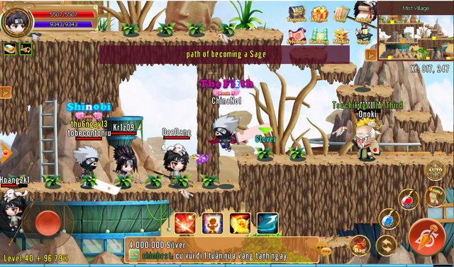 Tân binh mới nổi trên kho trò chơi: Cốt truyện Naruto, gameplay nhập vai, đồ họa Chibi siêu đáng yêu - Ảnh 9. Tân binh mới nổi trên kho trò chơi: Cốt truyện Naruto, gameplay nhập vai, đồ họa Chibi siêu đáng yêu - Ảnh 9.