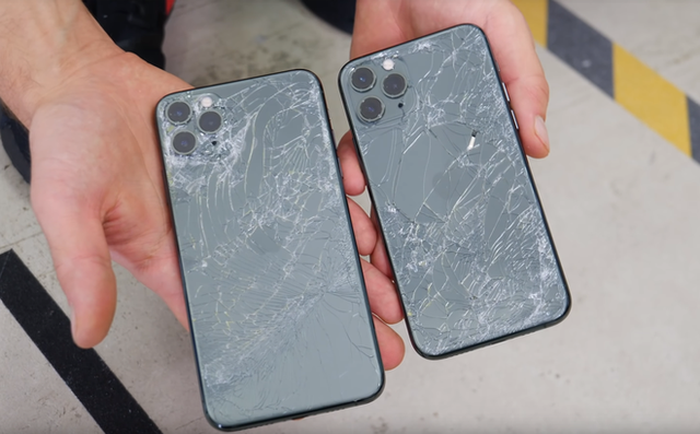 Trang bị kính bảo vệ bền nhất thế giới, iPhone 11 Pro vẫn vỡ tan nát khi thả rơi từ độ cao chỉ... 1m - Ảnh 5. Trang bị kính bảo vệ bền nhất thế giới, iPhone 11 Pro vẫn vỡ tan nát khi thả rơi từ độ cao chỉ... 1m - Ảnh 5.