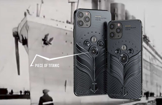 Phiên bản iPhone 11 được chế tác từ mảnh vỡ tàu Titanic và tàu vũ trụ Vostok-1, giá từ 784 triệu đồng - Ảnh 2. Phiên bản iPhone 11 được chế tác từ mảnh vỡ tàu Titanic và tàu vũ trụ Vostok-1, giá từ 784 triệu đồng - Ảnh 2.