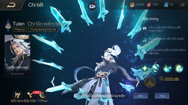 Liên Quân Mobile: Cách Garena bán Tulen kiếm hiệp giống hệt TelAnnas Thần Sứ, chi phí tốn cả triệu đồng - Ảnh 1. Liên Quân Mobile: Cách Garena bán Tulen kiếm hiệp giống hệt TelAnnas Thần Sứ, chi phí tốn cả triệu đồng - Ảnh 1.