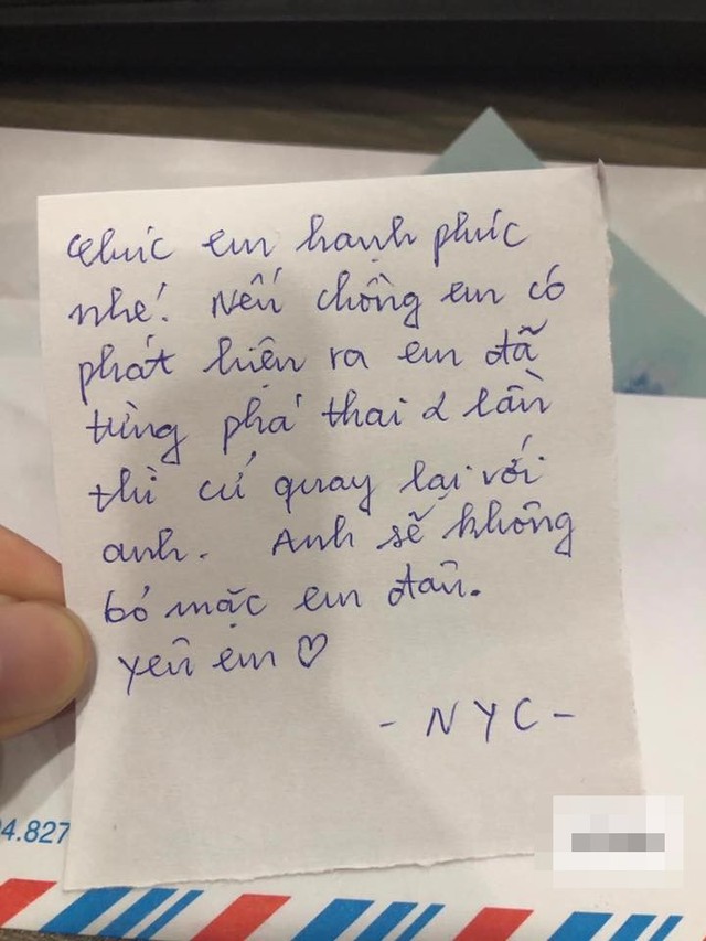 Đến đám cưới người yêu cũ, gã trai đến dự gửi kèm phong bì kèm lời tố cáo em đã phá thai 2 lần rồi - Ảnh 4.