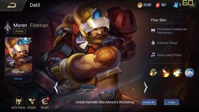 Liên Quân Mobile: Garena tặng FREE Moren Lính Cứu Hỏa nhưng vẫn bị chê bai nặng nề - Ảnh 2. Liên Quân Mobile: Garena tặng FREE Moren Lính Cứu Hỏa nhưng vẫn bị chê bai nặng nề - Ảnh 2.