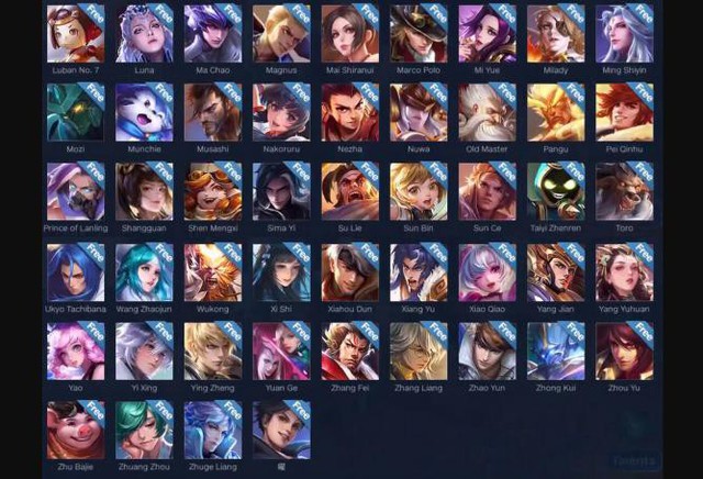 Tencent đã Anh ngữ tên của 95 tướng Vinh Giả Vinh Diệu, sẵn sàng bội thu thị trường QT - Ảnh 4. Tencent đã Anh ngữ tên của 95 tướng Vinh Giả Vinh Diệu, sẵn sàng bội thu thị trường QT - Ảnh 4.