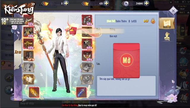 Gái xinh và Lì Xì đang là 2 từ khóa HOT nhất trong Kiếm Tung 3D ngày đầu Alpha Test - Ảnh 2. Gái xinh và Lì Xì đang là 2 từ khóa HOT nhất trong Kiếm Tung 3D ngày đầu Alpha Test - Ảnh 2.