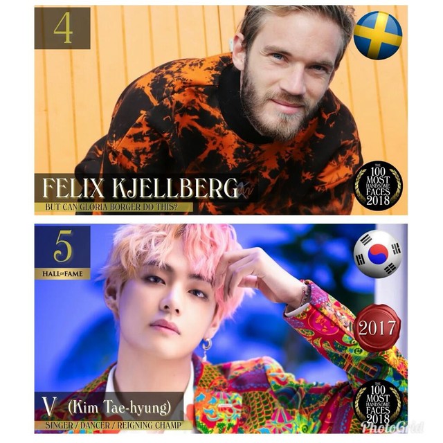 Đỉnh như Pewdiepie, được đề cử top 100 gương mặt đẹp nhất hành tinh, sánh ngang nhiều idol Kpop - Ảnh 3.