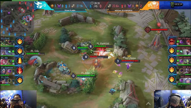 Liên Quân Mobile: Team Flash hủy diệt ZD Esports khiến người xem tưởng Cao Thủ đấu Bạch Kim - Ảnh 2. Liên Quân Mobile: Team Flash hủy diệt ZD Esports khiến người xem tưởng Cao Thủ đấu Bạch Kim - Ảnh 2.