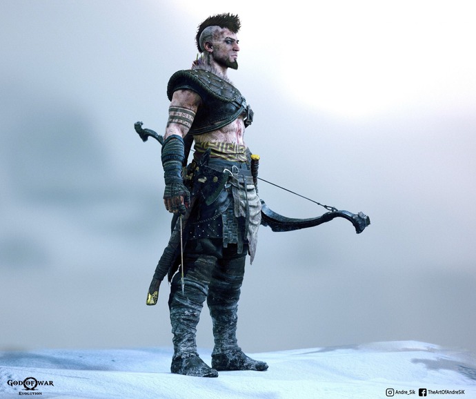 [God of War] Lộ diện tạo hình trưởng thành của Atreus, đẹp và ngầu y như cha - Ảnh 2.