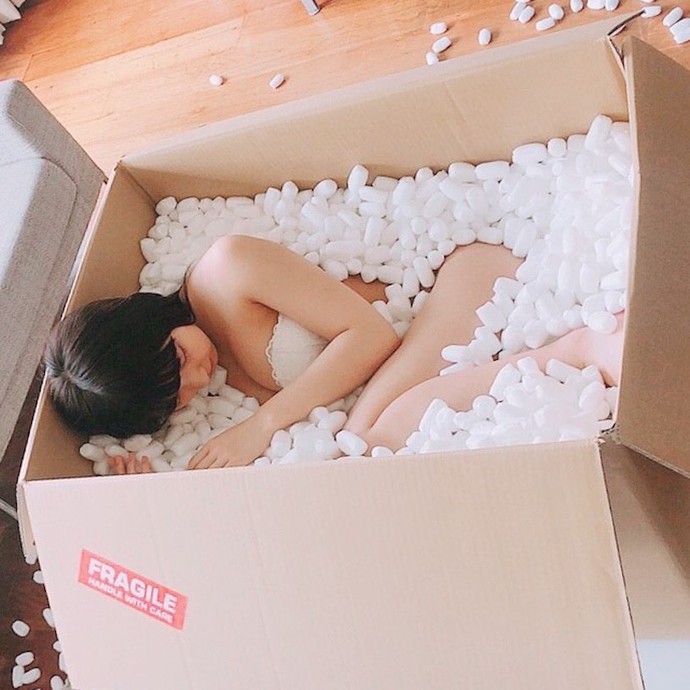 Chỉ cao 1m49 nhưng sở hữu vòng một siêu khủng, nàng hot girl được gọi là tiểu Yua Mikami dù vẫn còn đang là sinh viên - Ảnh 8. Chỉ cao 1m49 nhưng sở hữu vòng một siêu khủng, nàng hot girl được gọi là tiểu Yua Mikami dù vẫn còn đang là sinh viên - Ảnh 8.