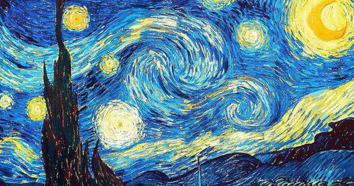 Hơn 5000 hình vẽ bầu trời ban đêm với nhiều tông màu đa dạng