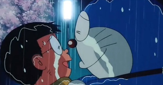 Đến với ảnh Doraemon buồn, bạn sẽ được hòa mình vào không gian xúc động, kinh ngạc trước khả năng phá vỡ giới hạn của tình bạn.