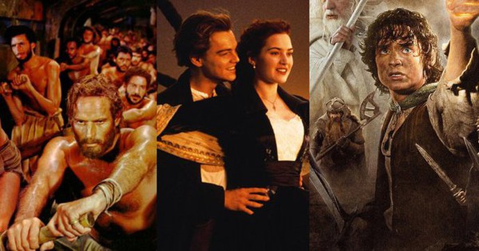 Từ Chúa Nhẫn đến Titanic, đây là những bom tấn từng thắng đậm nhất trong lịch sử Oscars