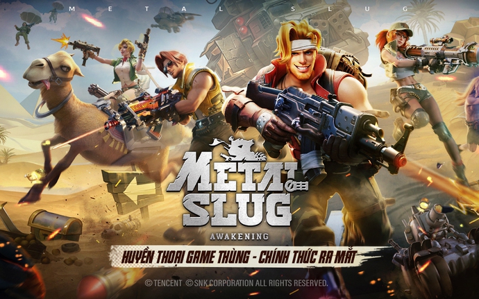 Tiểu Đội Diều Hâu đổ bộ! Metal Slug: Awakening chính thức ra mắt hôm nay