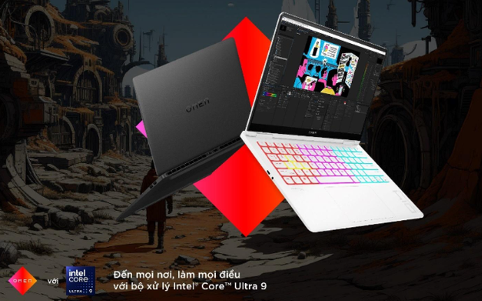 Khám phá "ngựa chiến" mới của nhà HP: HP OMEN Transcend 14 với bộ xử lý Intel® Core™ Ultra 9