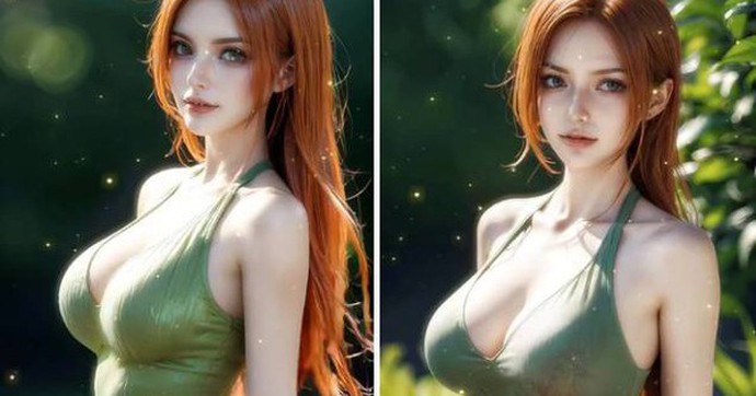 One Piece: AI "phù phép" Nami thành nàng miêu tặc quyến rũ "đánh cắp mọi trái tim"