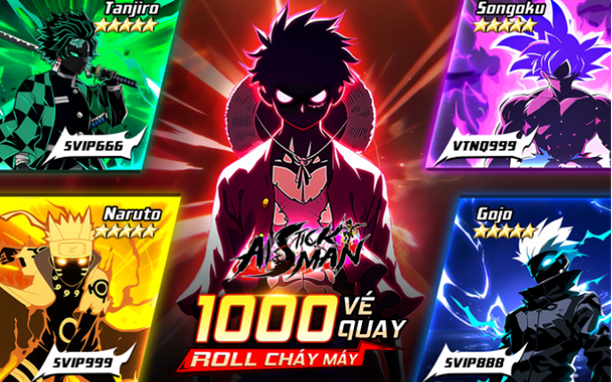 AI Stickman – Vũ Trụ Người Que: Khi Wukong phò tá Saitama, Black Goku đối đầu Đội Trưởng Mỹ