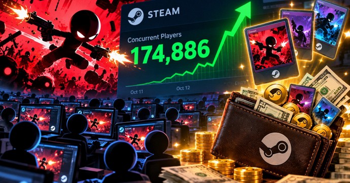 Tựa game 7 năm tuổi bất ngờ bùng nổ trên Steam, hơn 170.000 người cùng lúc đổ xô trải nghiệm, không vì chất lượng mà chỉ để làm "dày ví"