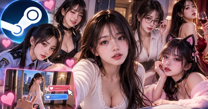 Tựa game hẹn hò với dàn mỹ nhân xinh đẹp tung bản chơi thử miễn phí, gây sốt Steam, rating cực kỳ lạc quan