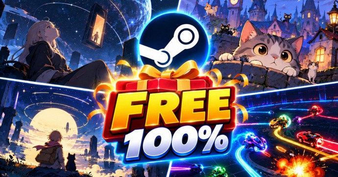 Hoàn toàn miễn phí, game thủ tải ngay 4 trò chơi này trên Steam, nhận một lần, chơi vĩnh viễn