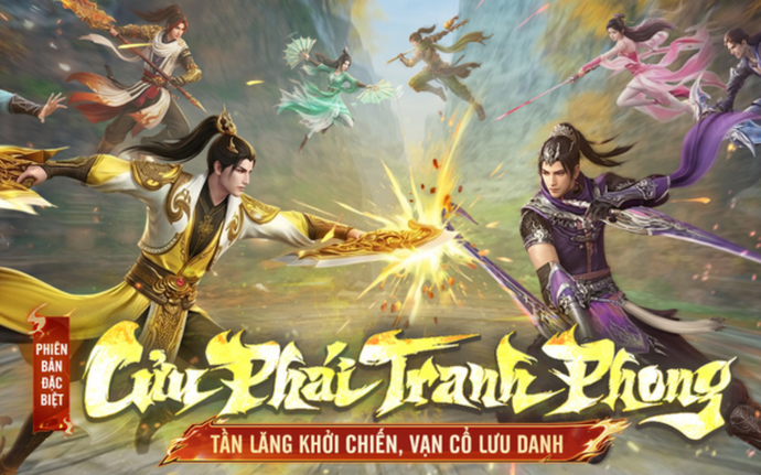 Phái Thiên Long gia nhập Thiên Long Bát Bộ VNG, thiết lập cục diện “cửu phải tranh phong”