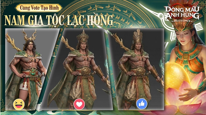 Siêu phẩm Bloodline: Dòng Máu Anh Hùng khiến game thủ Việt tự hào khi đưa Lạc Long Quân và Âu Cơ vào game