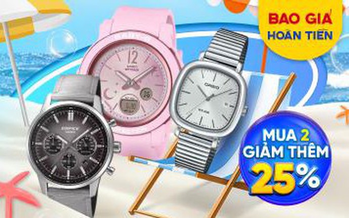Đồng hồ Casio G-Shock và Casio Edifice, Vintage: Ưu đãi Summer Sale 2026