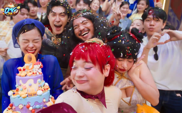 Chị Ca Nô hóa Anh Nhi cực chấn động, cùng Tiktoker Lạnh Lùng Nhất Tiktok "quẩy" hết mình trong TVC sinh nhật 9 tuổi OMG 3Q