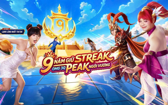 OMG 3Q xứng danh tượng đài game Tam Quốc với đại tiệc sinh nhật 9 tuổi bùng nổ