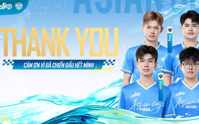 Asian Cup 2026 - Hành trình dang dở của ZingSpeed Mobile Việt Nam