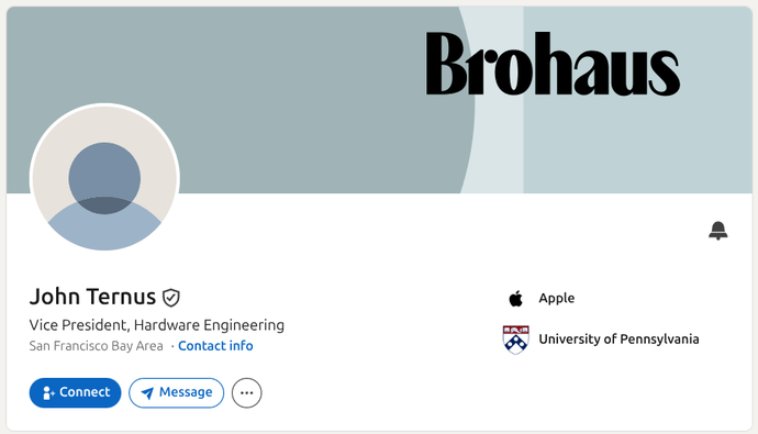 Lướt qua tài khoản LinkedIn "ít dòng" của tân CEO Apple, không ai nghĩ đây là một người đàn ông thành công