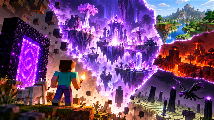 Sau hơn 14 năm, Minecraft bất ngờ bổ sung chiều không gian hoàn toàn mới, cộng đồng game thủ lập tức phát sốt