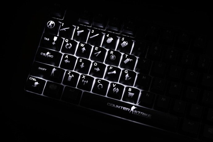 Keycap xuyên LED cực chất nếu hay chơi ban đêm.