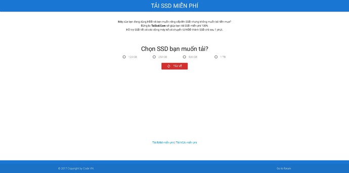 Trang web tải SSD