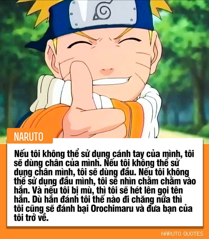10 câu nói ý nghĩa của các nhân vật trong Naruto, câu thứ 3 sẽ là động lực giúp nhiều người phấn đấu - Ảnh 4. 10 câu nói ý nghĩa của các nhân vật trong Naruto, câu thứ 3 sẽ là động lực giúp nhiều người phấn đấu - Ảnh 4.