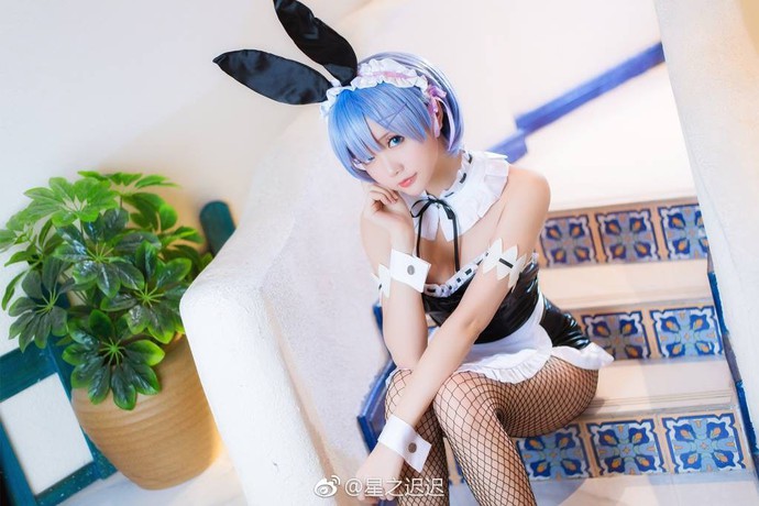 Cosplay Rem cực dễ thương khiến fan Anime không khỏi tan chảy - Ảnh 6.