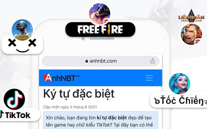 AnhNBT – người sáng tạo công cụ kí tự đặc biệt tại Việt Nam
