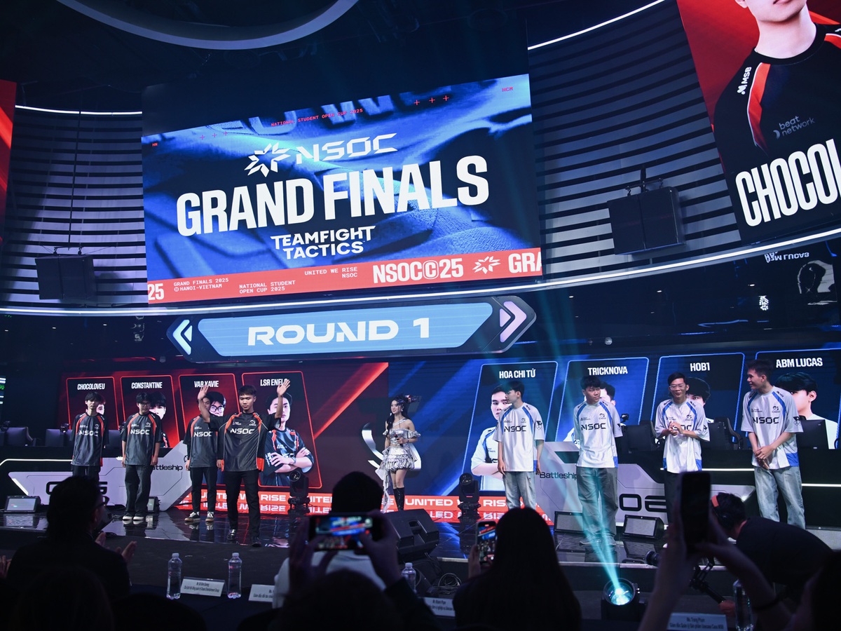 Bùng nổ Chung kết Quốc gia NSOC 2025 tại tổ hợp giải trí eSports OEG Stadium