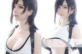 Nóng mắt với bộ ảnh cosplay Tifa ngực còn... to hơn bản gốc