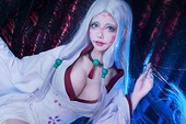 Cực phẩm cosplay Mẹ Quỷ Nhện "ngực bự" trong Kimetsu no Yaiba, nhìn chỉ thấy... đáng yêu chứ không hề đáng sợ