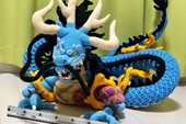 One Piece: Vì quá hâm mộ một fan cứng Nhật Bản cất công tạo hình Kaido bằng len cực đẹp