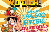 Vượt qua Conan, Doraemon và Naruto, One Piece giành ngôi vị quán quân trong cuộc thi do Kim Đồng tổ chức