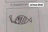 Cô giáo yêu cầu vẽ cá hun khói, nam sinh không biết gì vẫn mạnh dạn "chữa cháy" bằng 1 thứ, nhìn xong mà tức giùm
