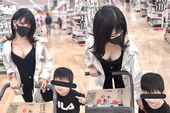 Bị chụp trộm trong siêu thị, cô gái xinh đẹp bất ngờ được CĐM chú ý, nổi như cồn dù chẳng lộ hết mặt