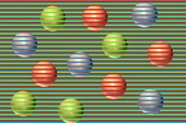 Bạn thấy những quả cầu này có màu sắc khác hẳn nhau? Thật ra chúng đều có cùng một màu