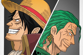 One Piece: Giật mình khi thấy ảnh băng Mũ Rơm tuổi già, Luffy và Zoro giống như "bản sao" của Roger và Rayleigh